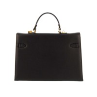 compra online bolso tipo hermes  barato piel negro