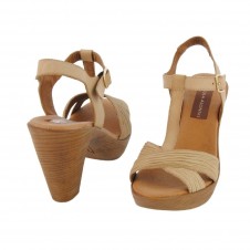 compra online sandalias tacon comodas