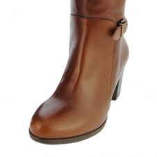 compra online botas altas tacon medio piel