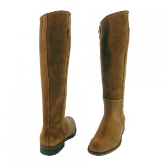 compra online botas de montar piel