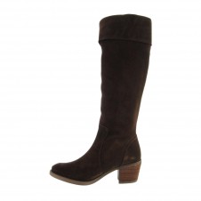 botas piel serraje marron estilo cowboy