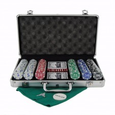 estuche fichas poker maletin set aluminio