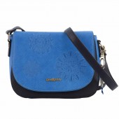 clutch azul desigual