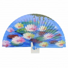 flowers desing hand fan 