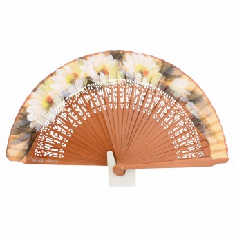 flowers design hand fan